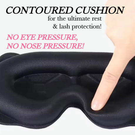 LashGuard™ 3-In-1 Luxury Contour Sleep Mask