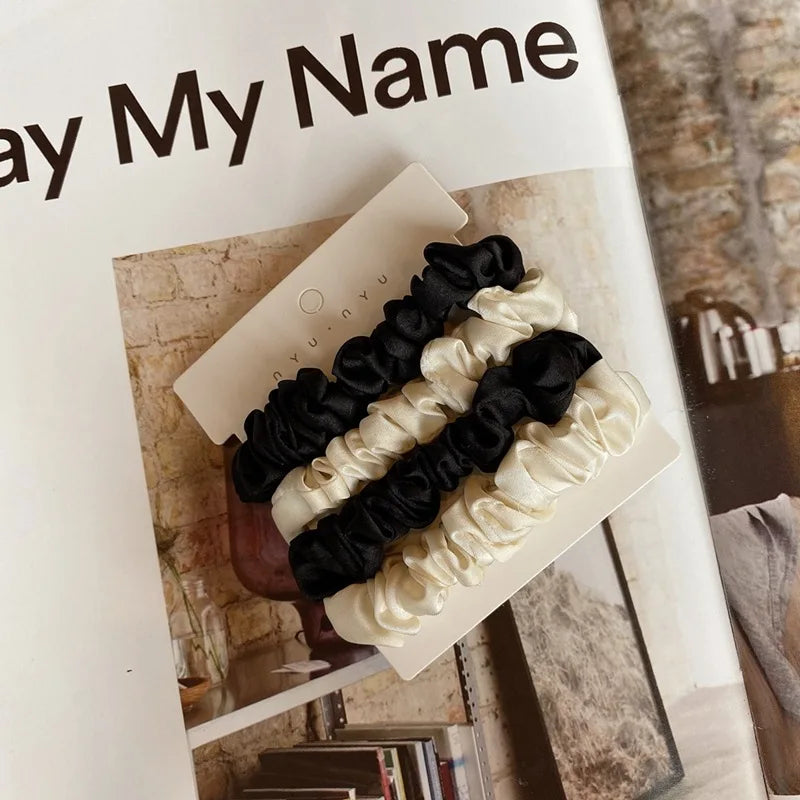 NyuNyu™ Silk Scrunchies 4pc Set