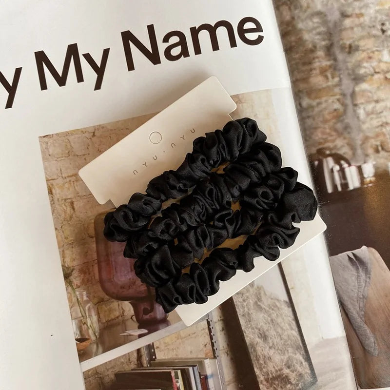 NyuNyu™ Silk Scrunchies 4pc Set
