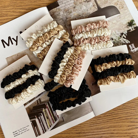 NyuNyu™ Silk Scrunchies 4pc Set
